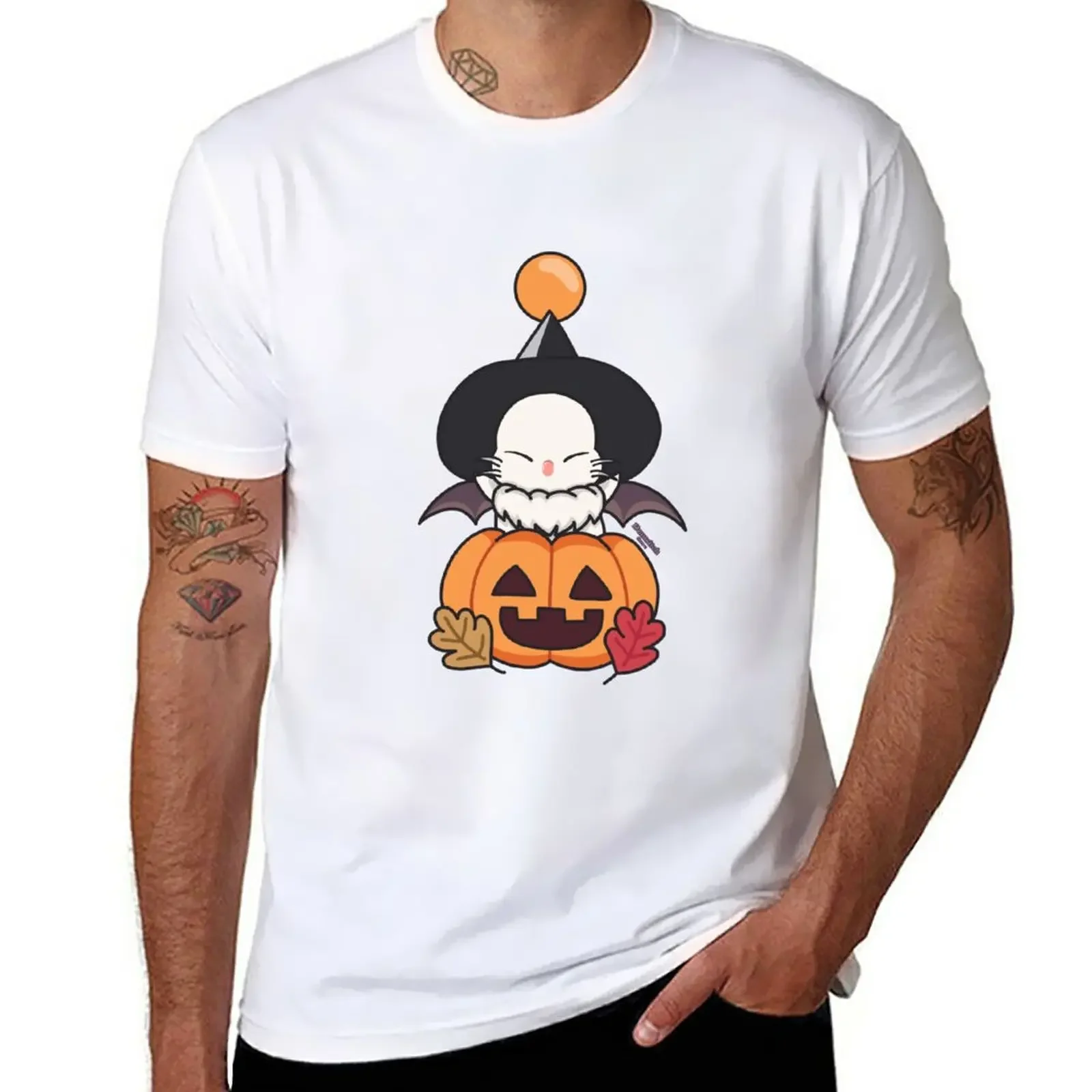 

New Halloween Moogle T-Shirt plain vintage clothes anime t shirts graphic t shirt vintage mens fashion
