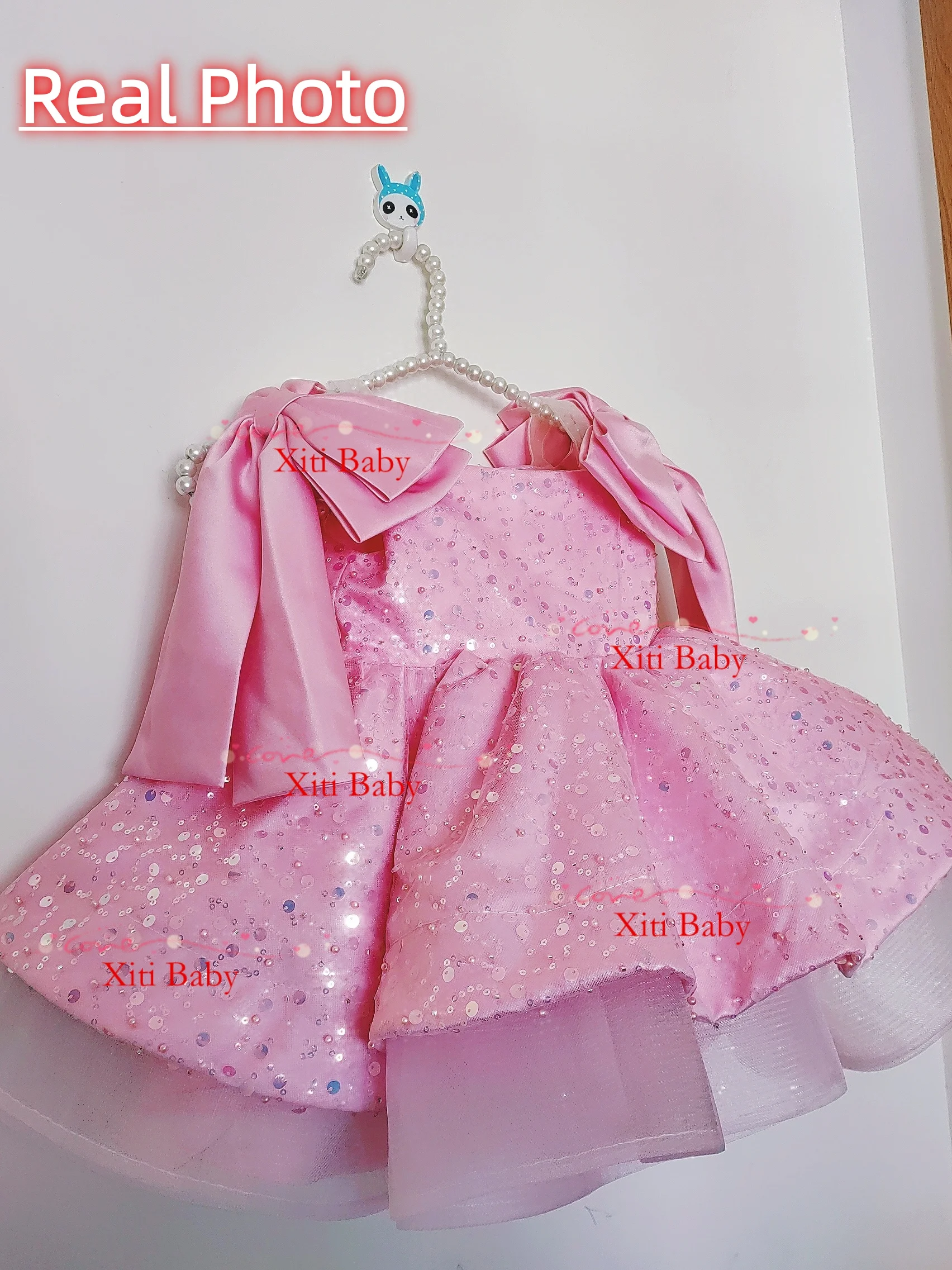 Luxurious Birthday Party Dress For Girls Ball Gown Elegant Beads Evening Dresses For Teenage Girls Party Frock For Wedding Kids image 2