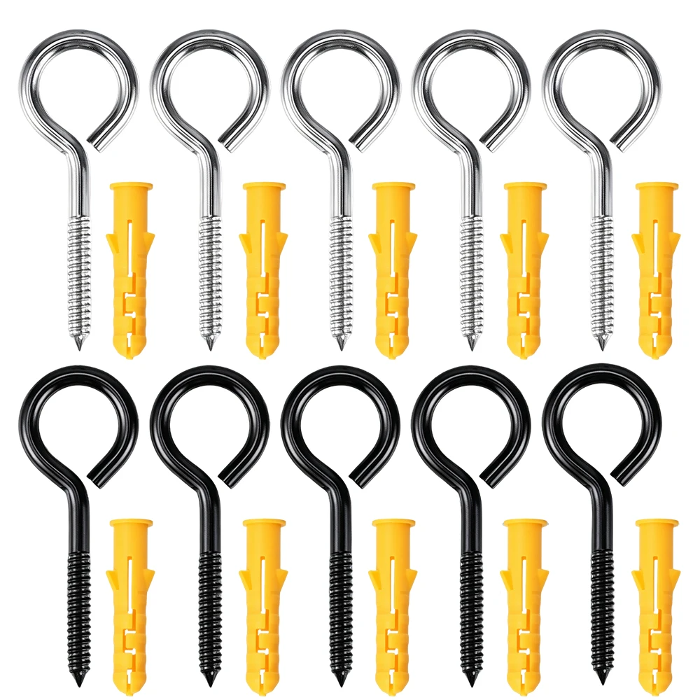 Heavy Duty Screw Hooks are Used to Fix Hammocks Swing Swings Garden Ropes Outdoor Ocean DIY Project Suspension Accessories Etc