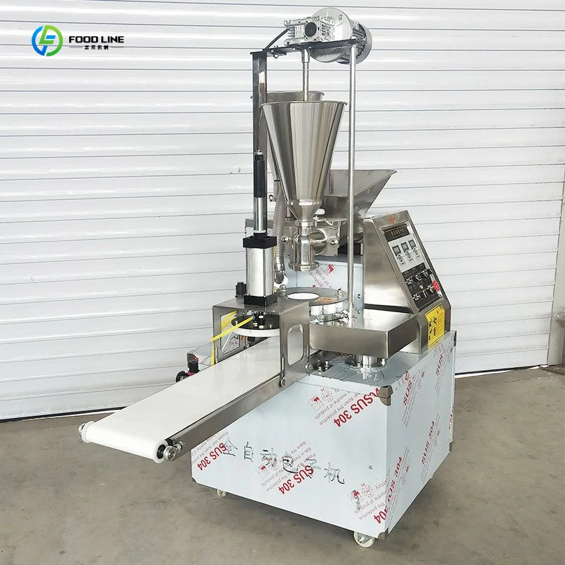 Dimsum Forming Chicken Bun Baozi Momo Making Machine Big Stuffing Buns Extruder Machine Price FL Customized