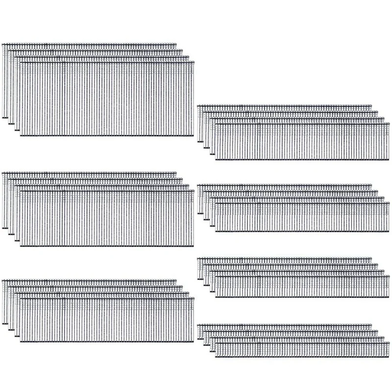 

2800 Pieces Nails 18 Gauge Nails For Molding Cabinetry Building Assembly, 2/5, 5/8, 3/4, 1, 1-1/4, 1-1/2 , 2 Inch