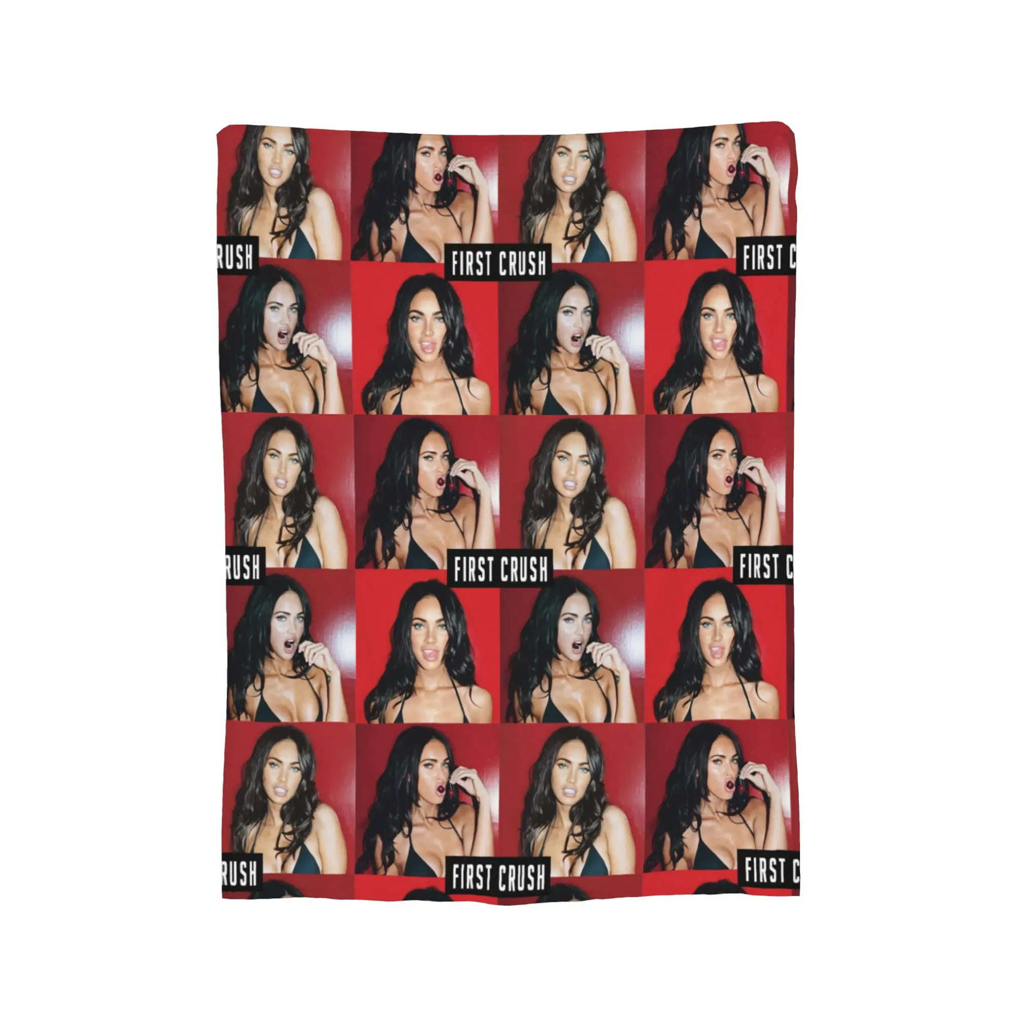 Megan Fox  First Crush Blankets  Fleece Awesome Warm Throw Blanket for Coverlet  Winter