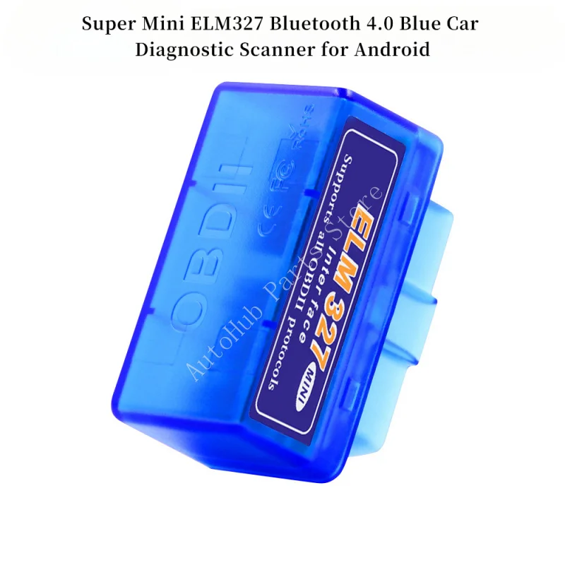 

Super Mini ELM327 Bluetooth 4.0 Синий автомобильный диагностический сканер для Android