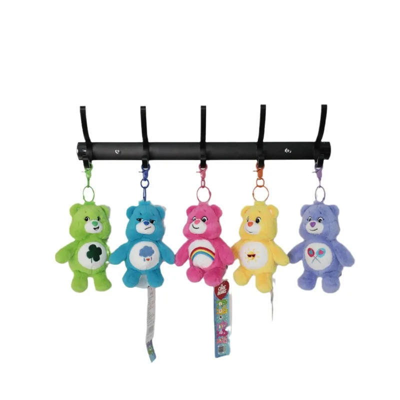 

Miniso Carebears Love Bear, натуральный брелок, кулон, Радужный медведь, плюшевое подвесное украшение, подарок на день рождения для подруги