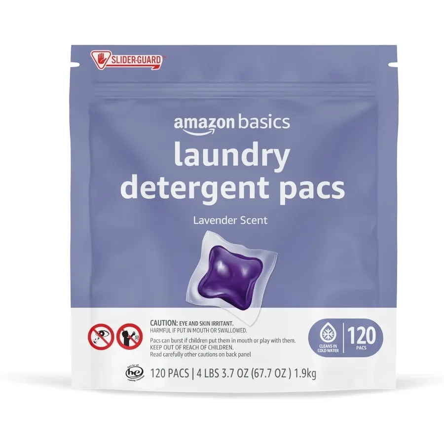 

Basic Laundry Detergent, Lavender Scent, 120 Count (New Packaging)