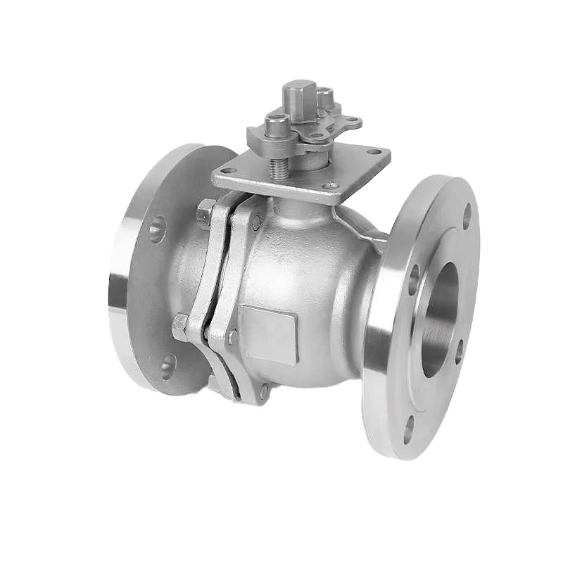 Robinet à tournant sphérique WCB à bride en acier inoxydable ASTM à haute température sur mesure, support OEM pour l'eau moyenne