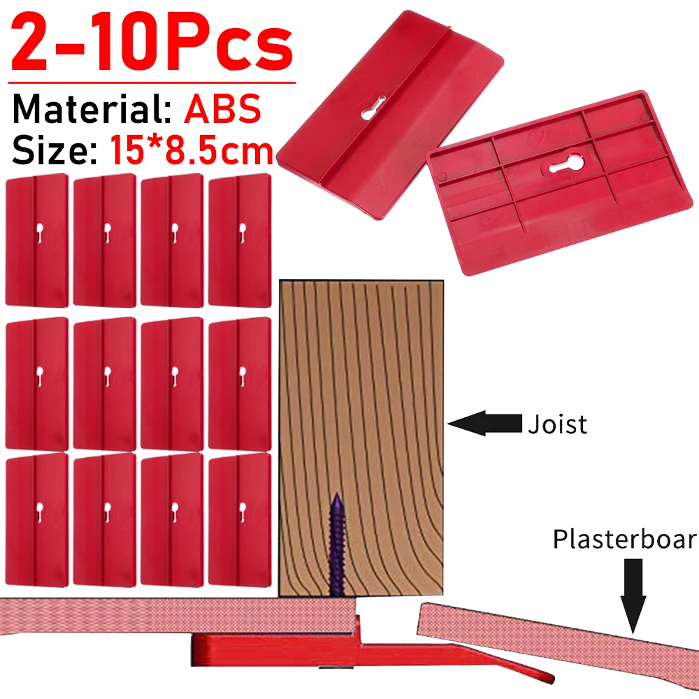 2-10pcs Ceiling Positioning Board Drywall Gypsum Board Plasterboard Fixing Tool Woodworking Plate Supports Installation Tools