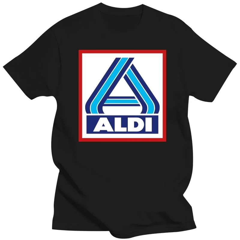 2024 популярная футболка Aldi с логотипом магазина Aldi супермаркет Radneeck Cadi продукция для автопарка покупка продуктов