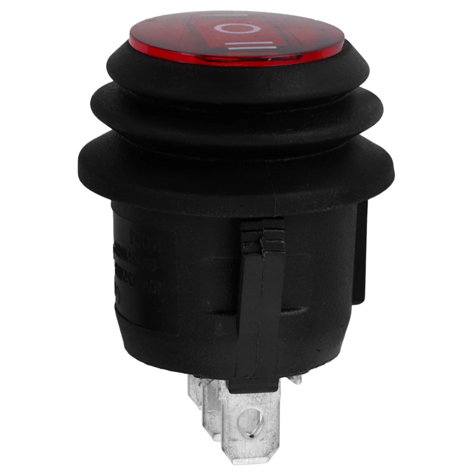 

Spdt Waterproof Rocker Switch 3 Pin 6A 250V on Off on Round Toggle Button for Vehicle Car Boat Dashboard Use Spdt