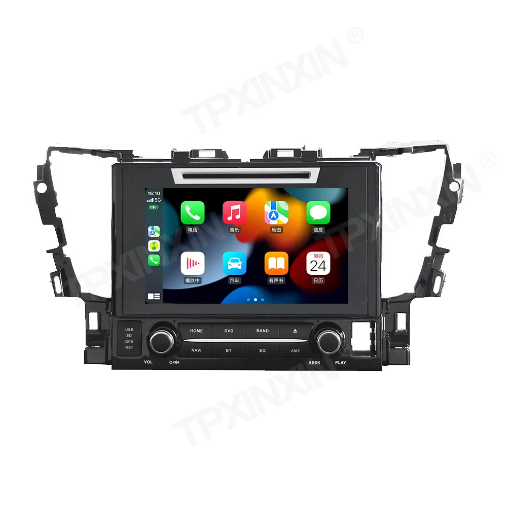 QLED Android 12.0 DVD do carro para Toyota Vellfire Alphard, Auto LTE Carplay, GPS, WiFi, Bluetooth, Rádio RDS, 8G, 128G