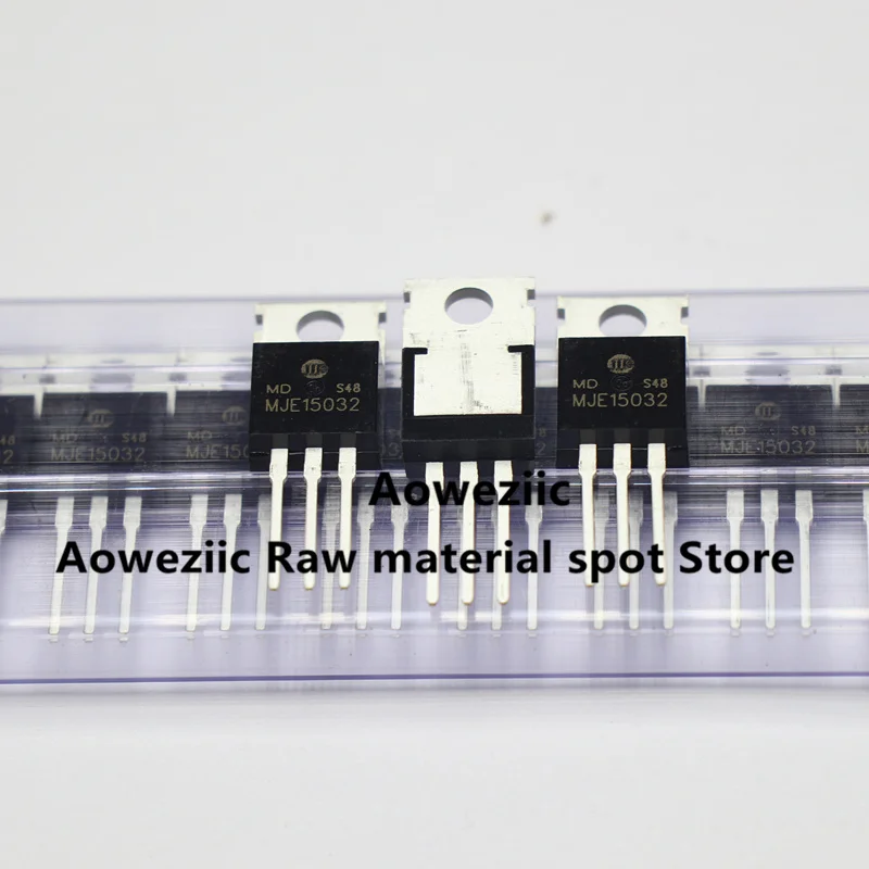 Aoweziic 2022+ 20pcs = 10pair 100% New  Original MJE15032G MJE15033G MJE15032 MJE15033 TO-220 Audio Transistor  8A 250V