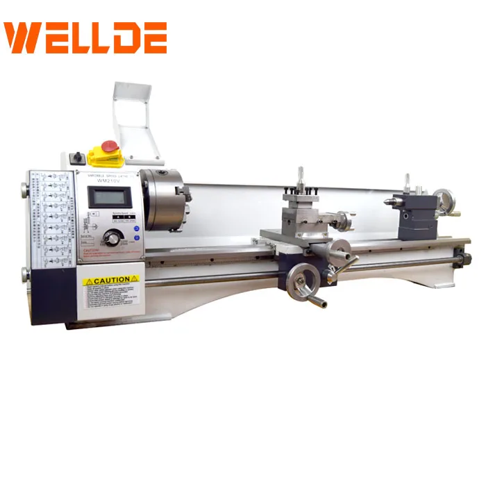 

Hochpräzise 800mm 210 Double Chuck Mini Manuelle Metall Drehmaschine Maschine Pool Queue Reparatur Mit 900W Bürsten