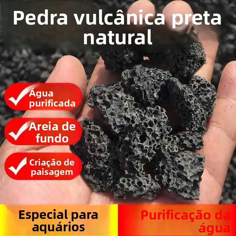 大型黒色火山岩純正玄武岩水槽水質浄化フィルターパッド景観シミュレーションマウンテンハーフタートルペット用品