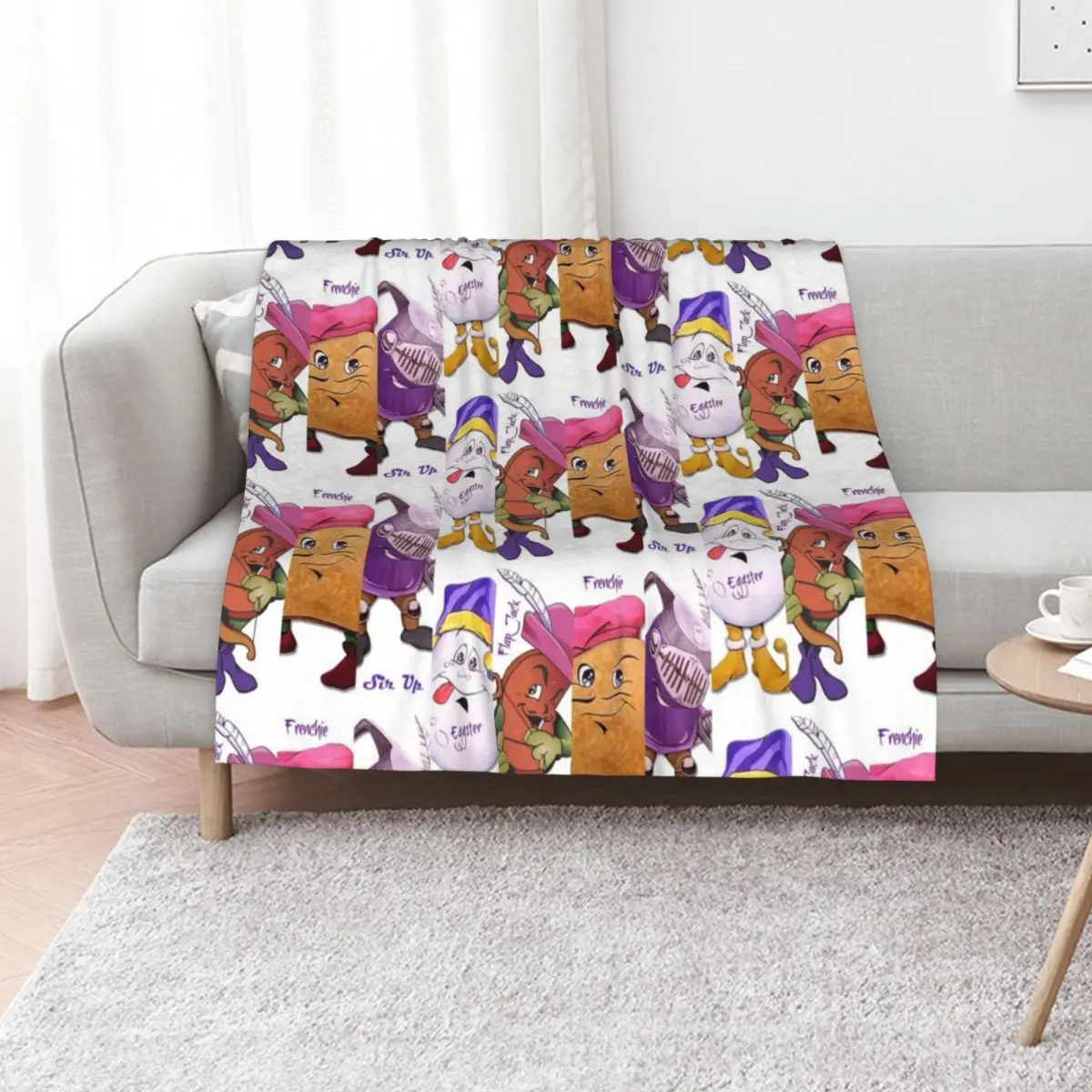 The Waffle Kingdom Gentleman Throw Blanket Soft Plush Blanket as Housewarming Gift