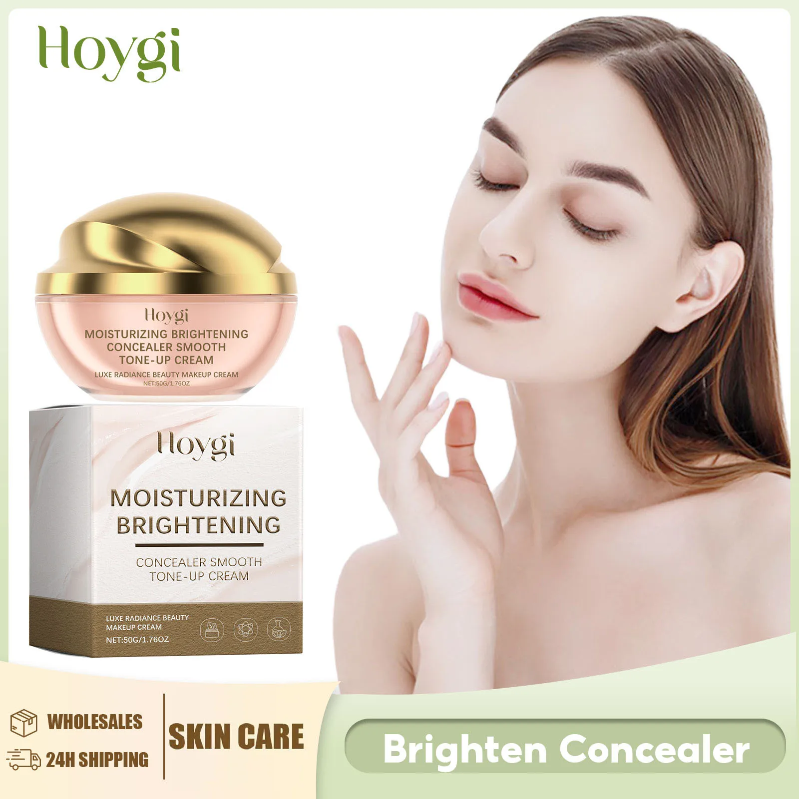 Korektor BB Cream Wodoodporny, pełne pokrycie, zakrywający przebarwienia, pryszcze, kontrola sebum, krem ​​CC do twarzy, rozjaśniający makijaż, kosmetyki