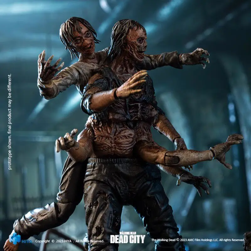 

【In Stock】HIYA The Walking Dead 1/18 City of Death King of The Walking Dead Action Figure Doll Animation Model Toy Gift