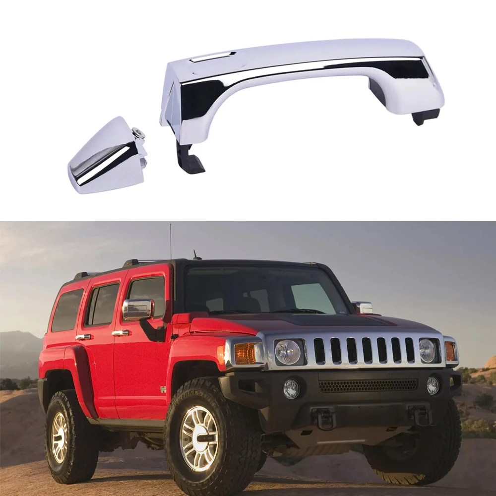 

Chrome Silver Exterior Outside Door Handle Front Rear Left Right for Hummer H3 2006 2007 2008 2009 2010 1253074667 15932907