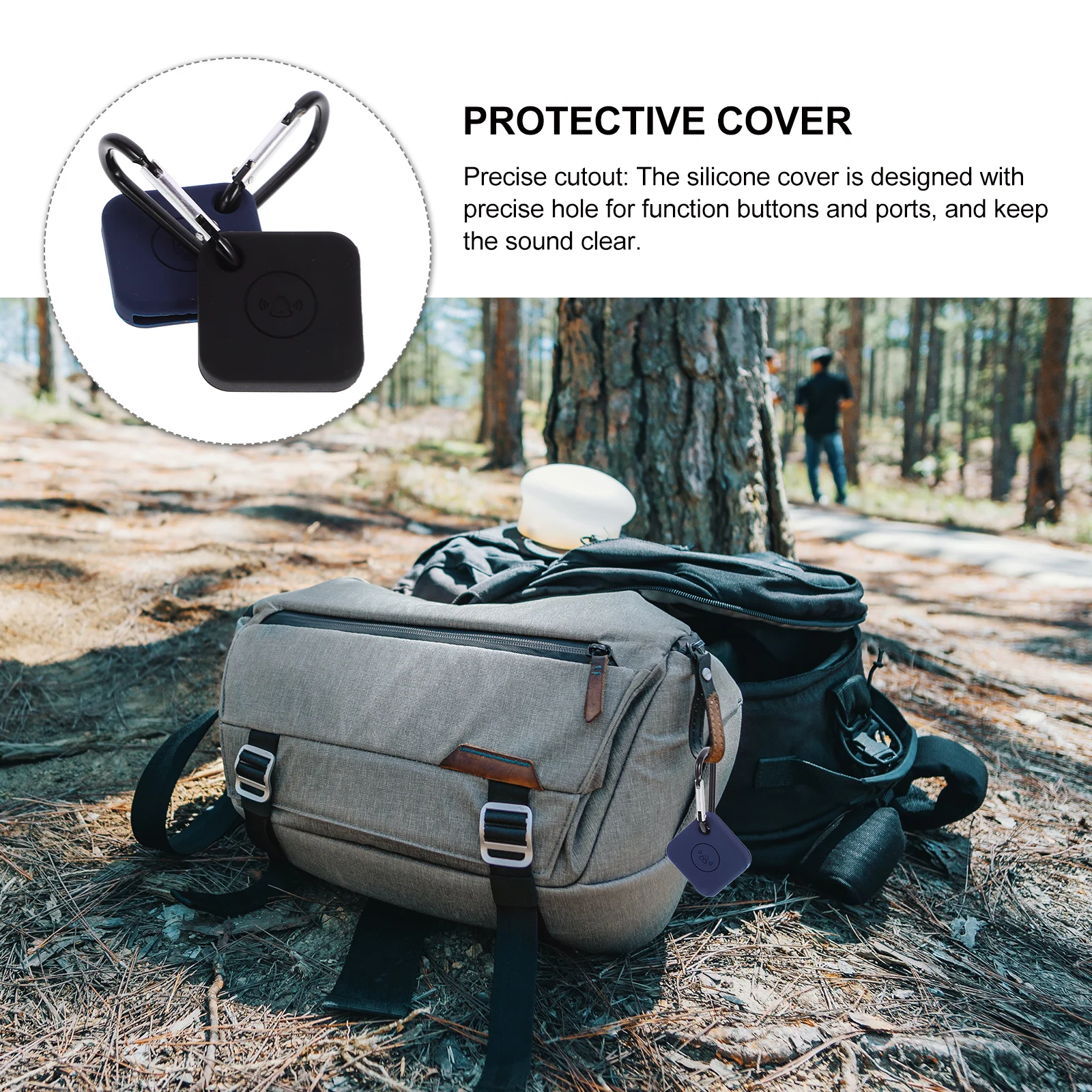 

2pcs Silicone Smart Cover For Tile Mate Pro 2020 Key Protective Shell Shockproof Eco-Friendly