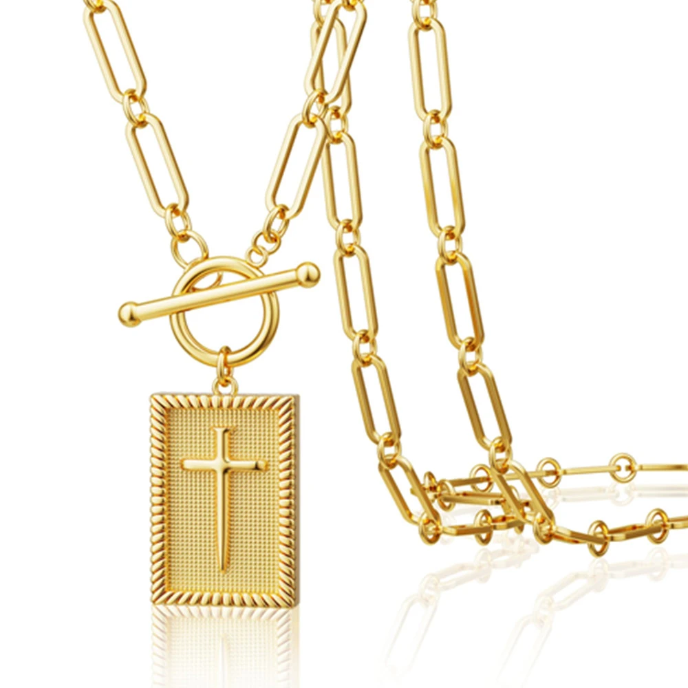 Rectangle Cross Nec…