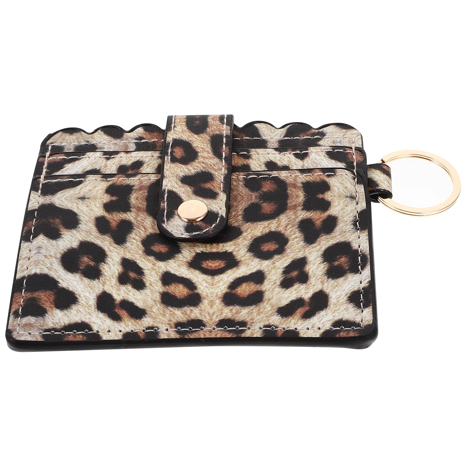 

Брелок с леопардовым принтом из искусственной кожи, кошелек для монет (желтый принт), кредитный чехол, кошелек для женщин, женские чехлы, деловые
