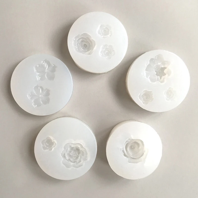 Moule en silicone en forme de fleur pour bricolage, outils en résine Sugarcraft, moule de cuisson de gâteau Chi, décoration de gâteau de fourmi Har, outils de cuisine à domicile