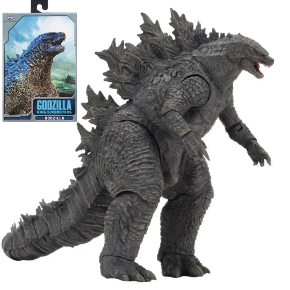 NECA 2019 Movie Version Godzilla Action Figures Monster Toy Box Set Joint Mobile Cool figurine model Children Christmas Gift