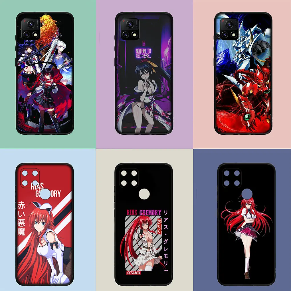 High School DxD Anime Rias Gremory Cover Phone for Samsung Galaxy A32 A20 A22 A30 A31 A10 A50 A51 A52 A53 A72 A33 A73 Case