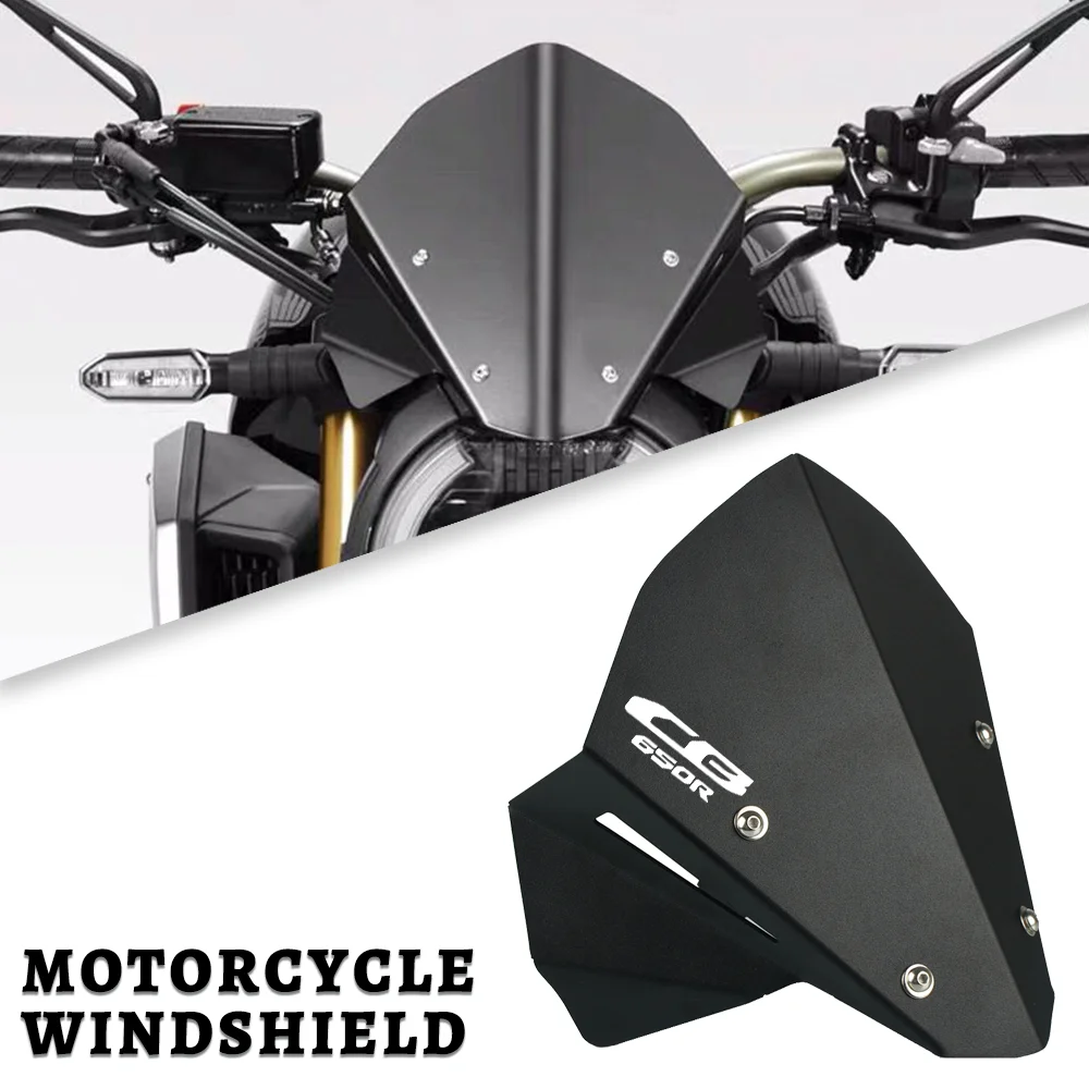 Motorcycle CNC Windshield Windscreen Deflectors Radiator Guard For Honda CBR650R CB650R CB 650R 650 R Neo Sports Cafe 2019 2020