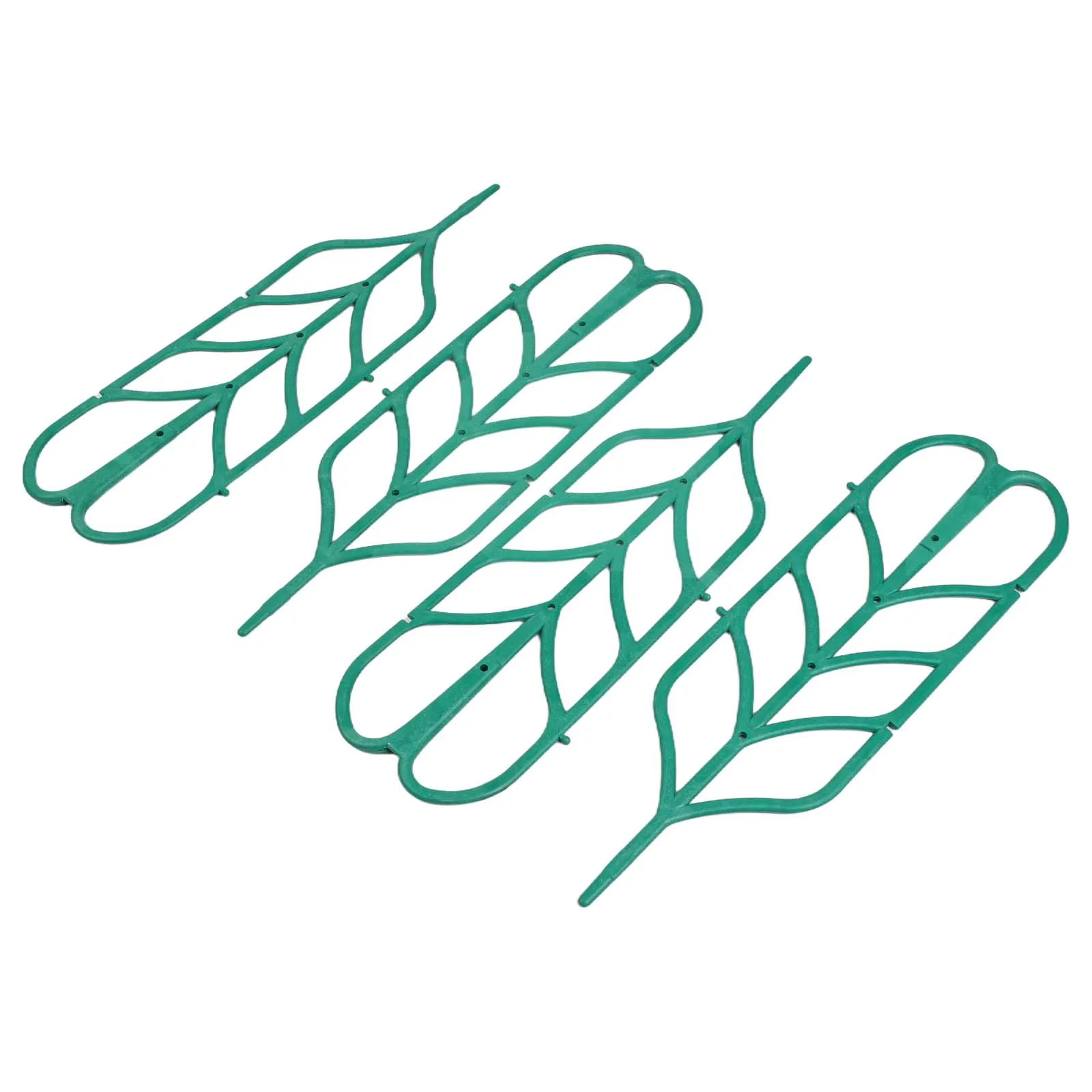 Green Plastic Plant Support Brackets 8pcs Climbing Frame For Garden Patio Indoor Outdoor Use Vine Flower Training Tools