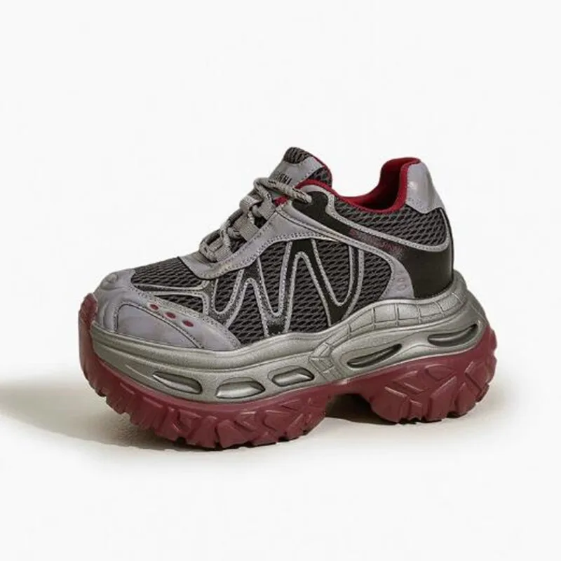 

Новые женские модные кроссовки на платформе в стиле Dad Shoes, дышащие повседневные спортивные кроссовки для студентов, для ежедневных тренировок