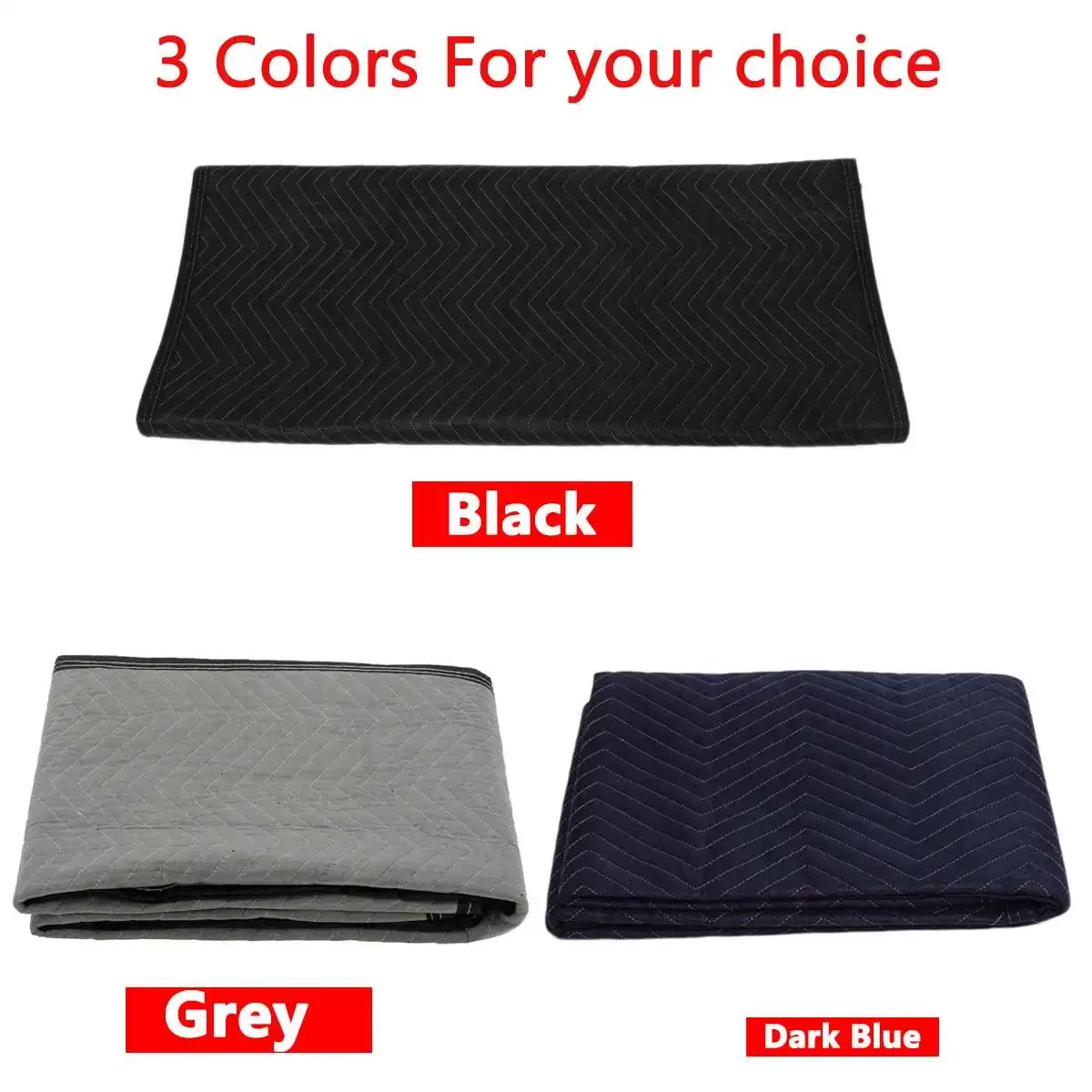 Multi-functional 183cm x 101cm Moving Packing Blankets Furniture Protective Pad Wear-resisting High Tensile Strength Blankets