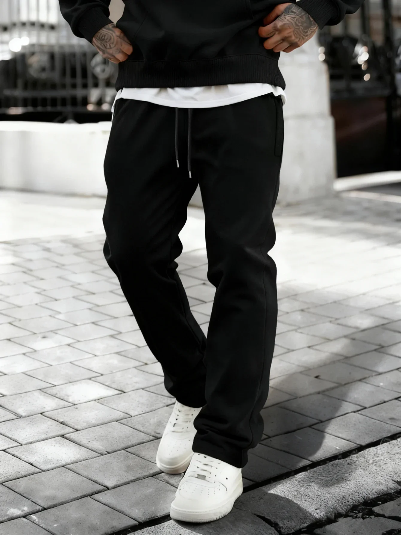 Men Autumn and Winter Casual Fashion Sports Trousers for Men Jogger Sweatpants Running Workout Jogging Straight Cut Long Pants