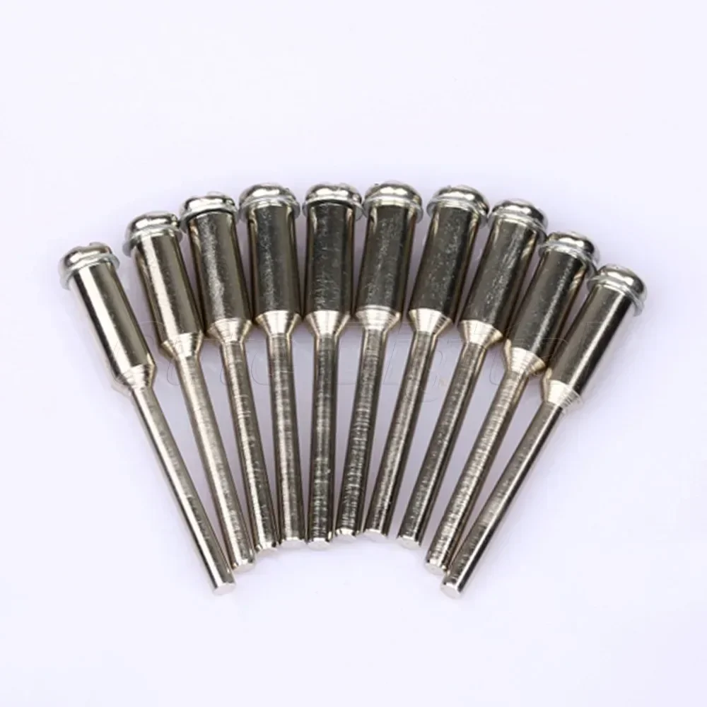10Pcs Cut-Off Wheel Holder Polishing Mandrel 2.35mm Shank Cutting Disc Arbor Mandrel for Dremel Rotary Tools Accessories