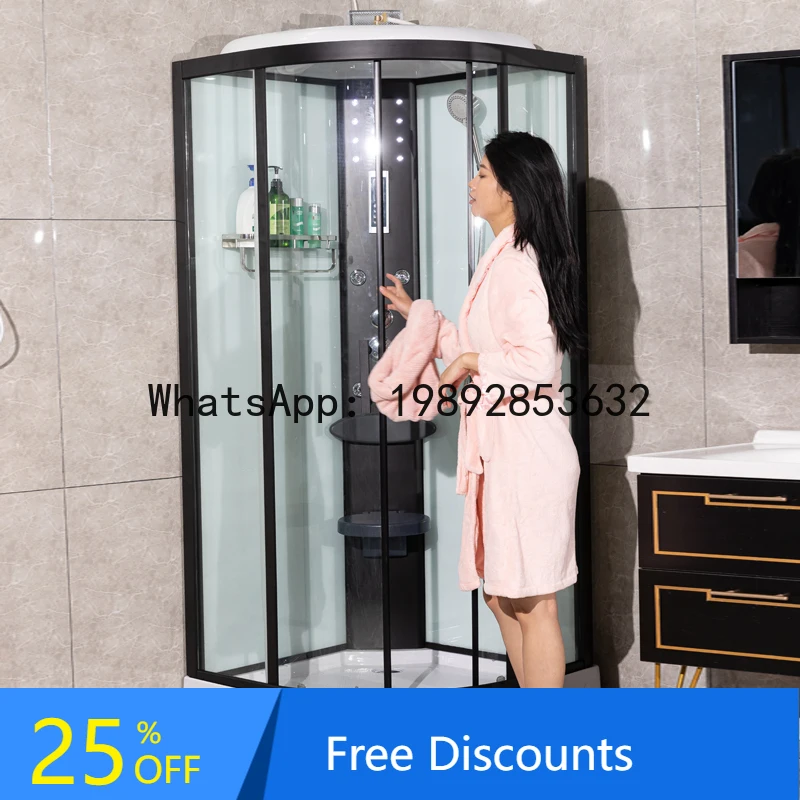 

XL with Heating Shower Room Internet Celebrity Arc-Shaped Integrated Bathroom Artifact