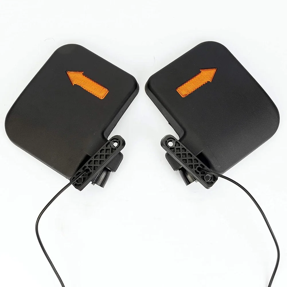 With LED Turn Indicators Golf Cart Mirrors with Front and Rear Turn Signal Indicators for Improved Safety and Security