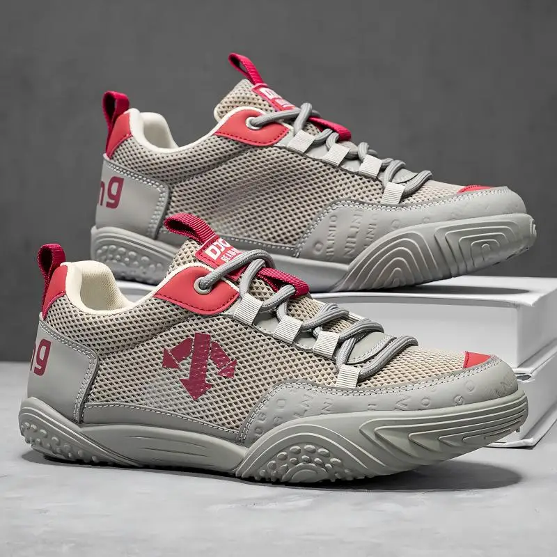 

2025 Высококачественная обувь для отдыха, кроссовки, мужская дизайнерская спортивная обувь, модная повседневная дышащая обувь с сеткой и увеличенной внутренней платформой