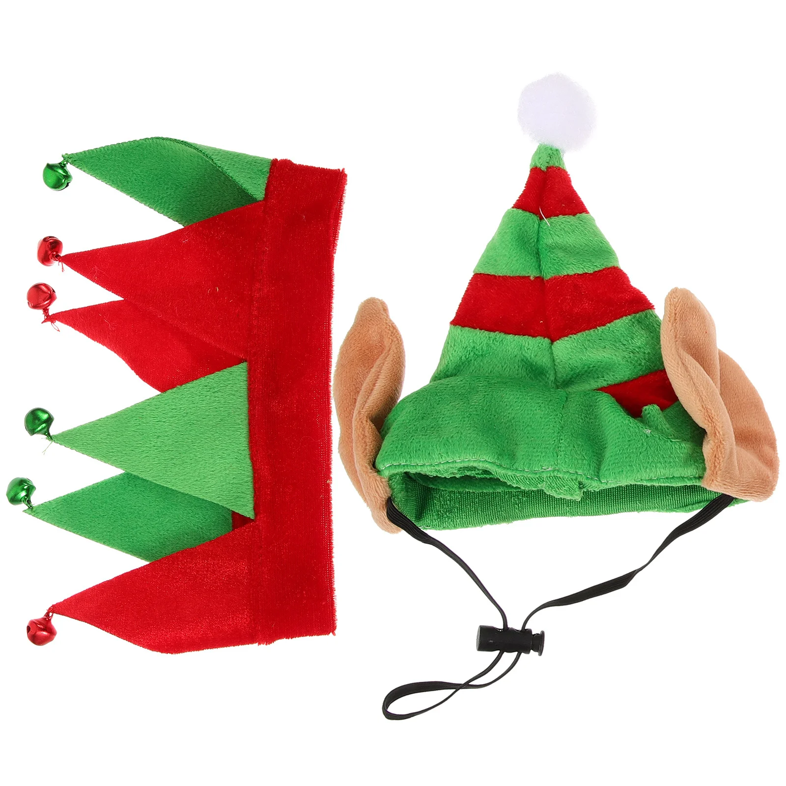 

1 set Christmas Hat Collar Set For Small Pets Xmas Party Small Pet Decor Dog Cat Holiday Party Decor Xmas Pet Supplies