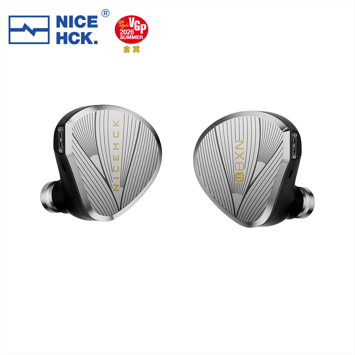 

NICEHCK NX8Ti Limited Edition In-ear Earphone 1DD + 6BA + 1PZT NX Series IEM Interchangeable 2Pin Cable Tuning Nozzles Earbud