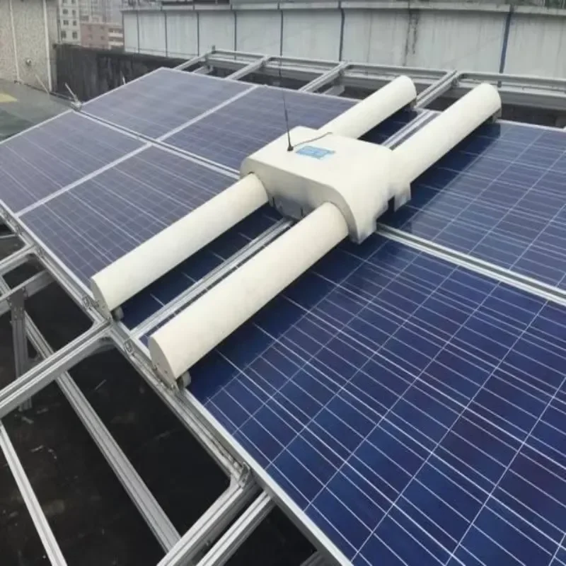 High - Efficiency Solar Panel Cleaning Machine - Automatic & Manual Modes for PV Panels