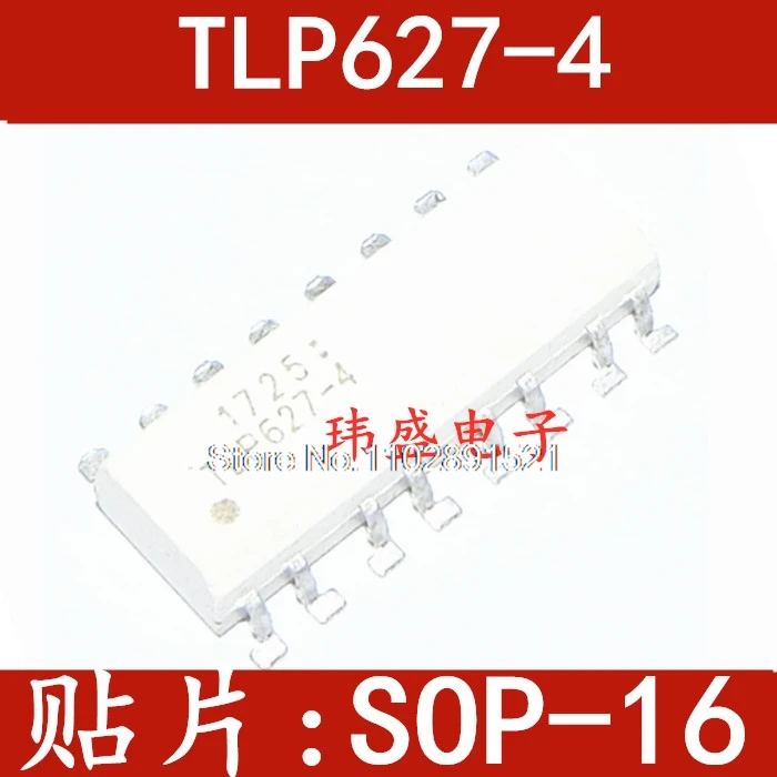 

(10PCS/LOT) TLP627-4 SOP-16 TLP627