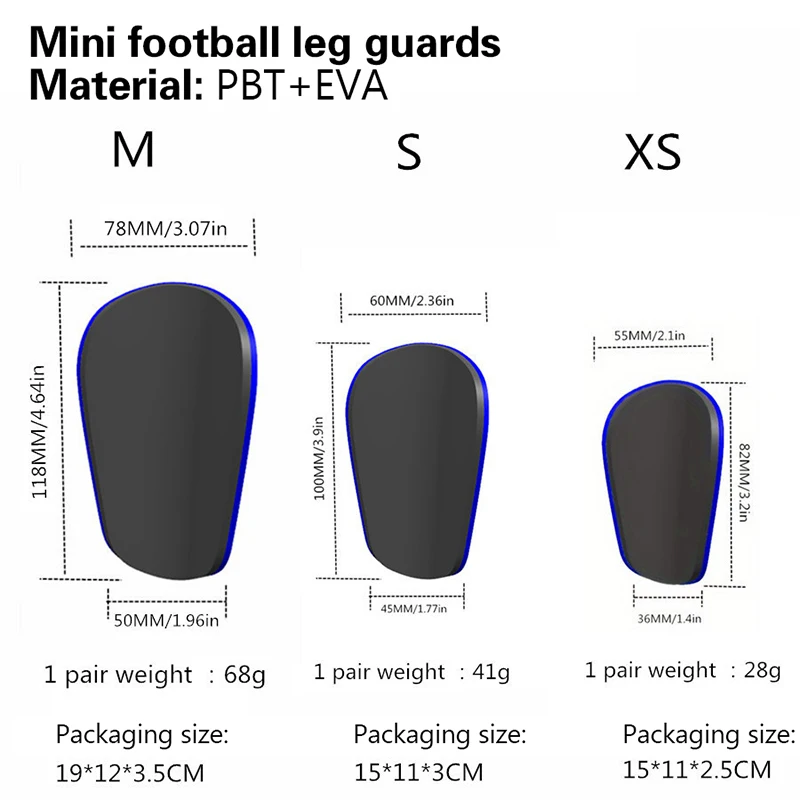 Mini Football Shin Pads Wear-resistant Football Training Shin Guards Soccer Training Shank Board Sport Leg Protective Gear