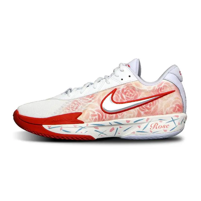 

【Настроить】Nike Air Zoom G.T. Баскетбольные кроссовки Cut Academy, унисекс, низкие белые/розовые кроссовки FB2598-101