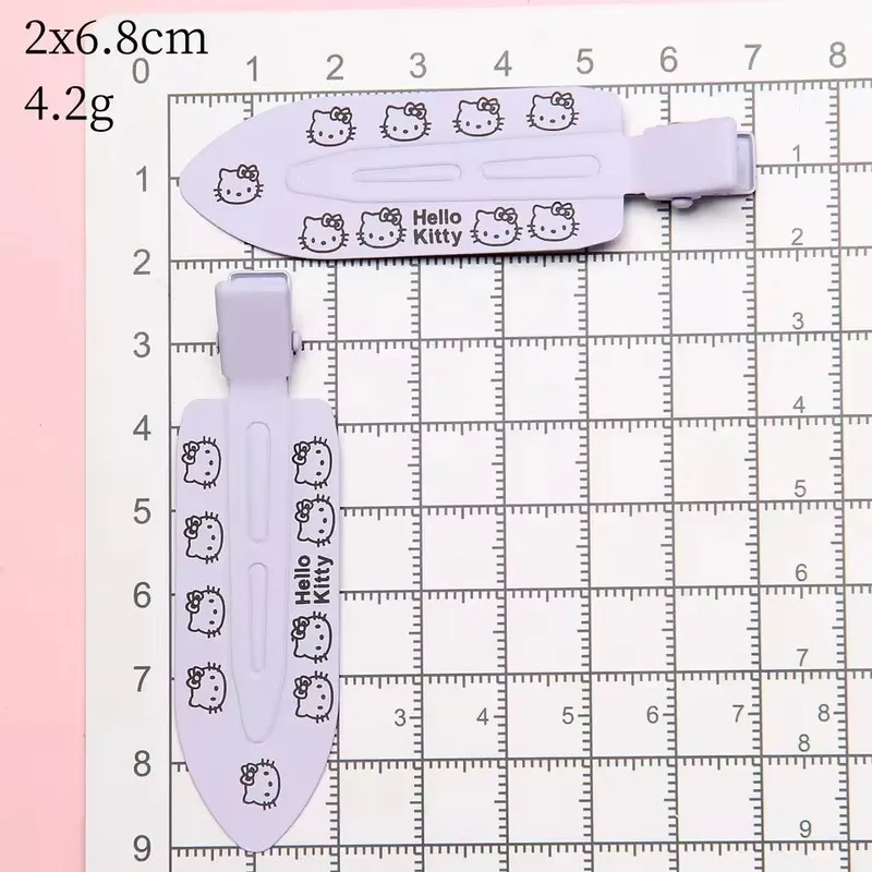 2 قطعة مرحبا كيتي سلس دبوس الشعر لطيف الكرتون سانريو BB مشبك شعر اكسسوارات فتاة أغطية الرأس الانفجارات كليب الحلو مقاطع الشعر الهدايا #5