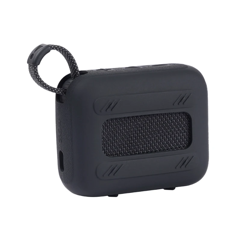 غطاء حافظة من السيليكون لمكبر الصوت المتوافق مع البلوتوث GO4 غطاء كامل مقاوم للغبار وغطاء حماية سميك