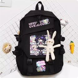 Anime NEEDY GIRL OVERDOSE Schoolbag Backpack High-capacity Computer Casual Shoulder Bag Student Messenger Bag 1889