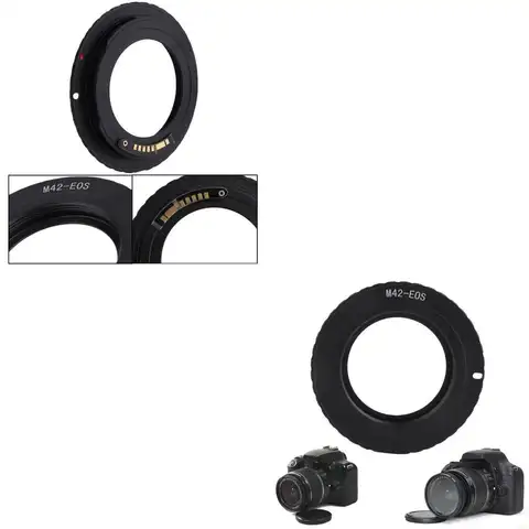 for AF III Confirm M42 Lens To Adapter For Camera EF Mount Ring 5D 1000D
