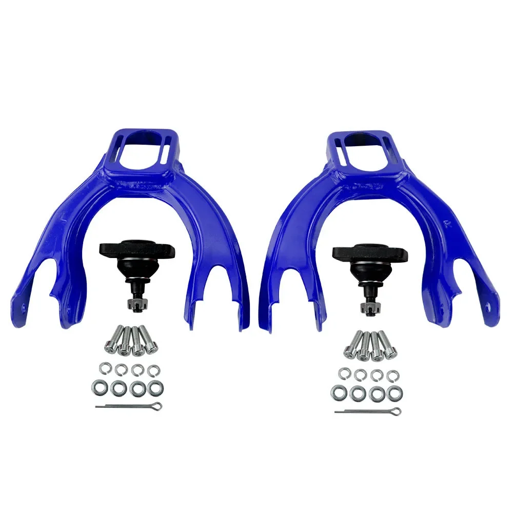 

Для HONDA CIVIC 92-95: Комплект регулируемых верхних передних рычагов развала (левый и правый), красный. Комплект верхних передних рычагов управления для регулировки развала, автозапчасти.