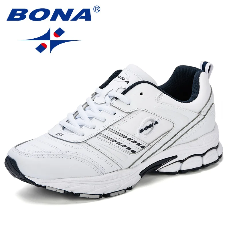 

BONA 2023 New Designers Action Leather Trendy Running Shoes Men Outdoor Sneakers Man Walking Jogging Shoes Athletic Footwear