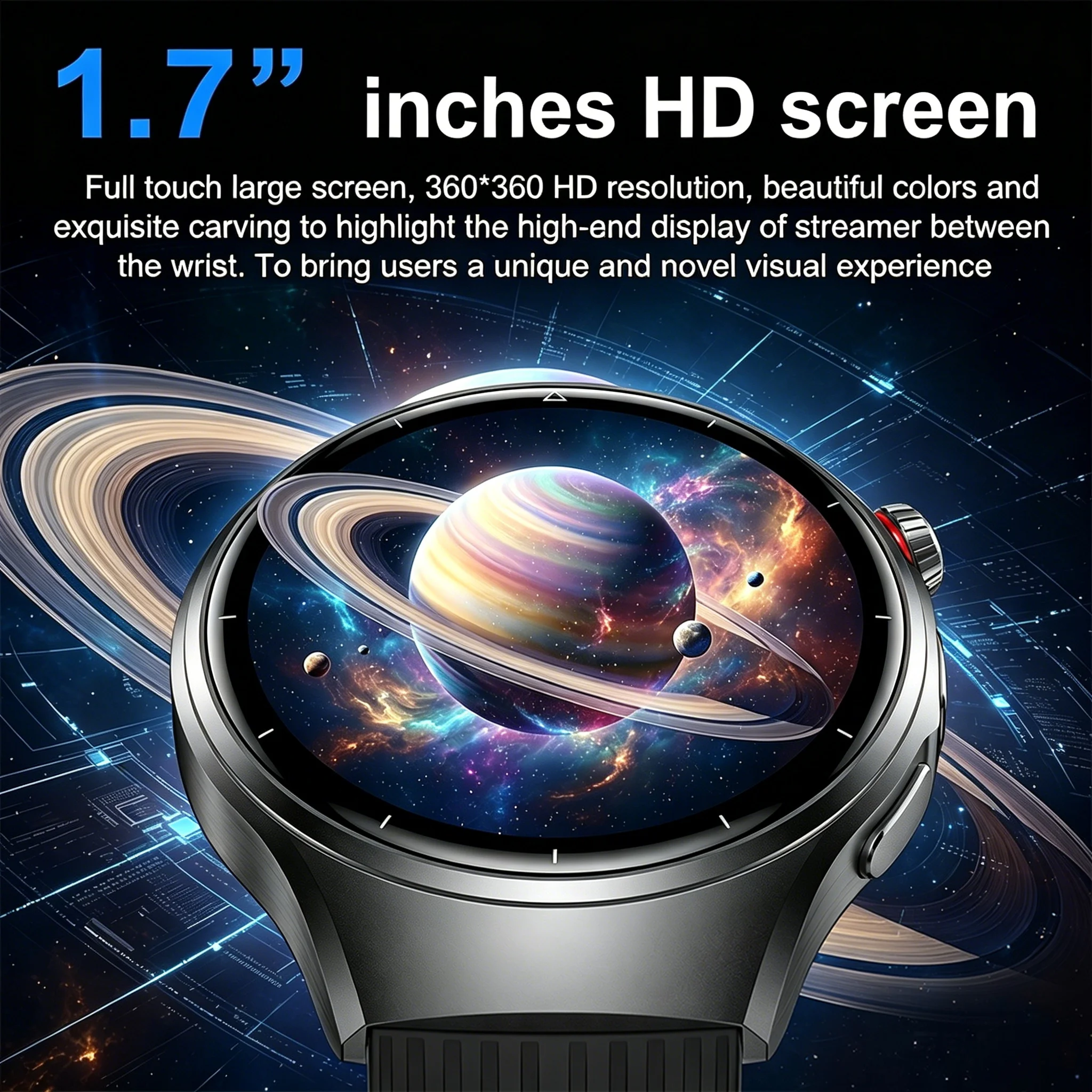 Reloj inteligente militar con  - Smartwatch Health Watches For Men reseña y precio
