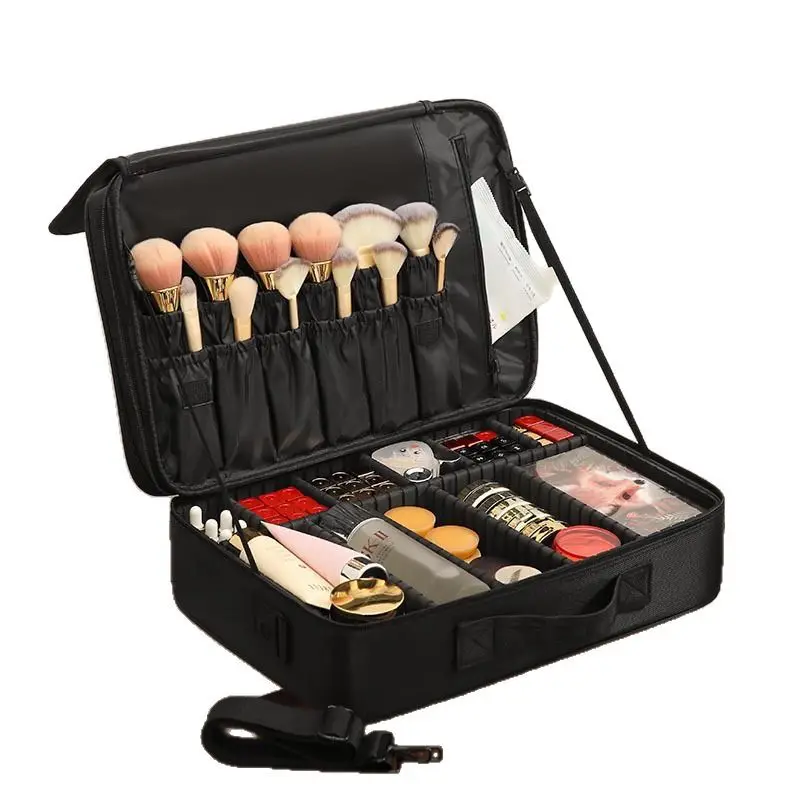 حقيبة مستحضرات تجميل احترافية للسيدات للسفر بسعة كبيرة صندوق أدوات تجميل الأظافر منظم مستحضرات التجميل حقائب لصناديق تخزين المكياج